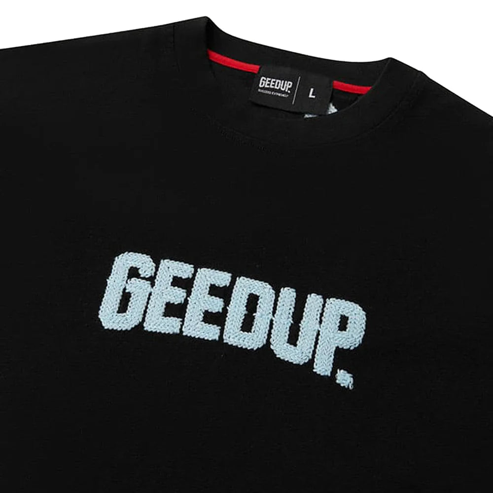 Geedup PFK Script T-Shirt 'Black / Blue' (2025)