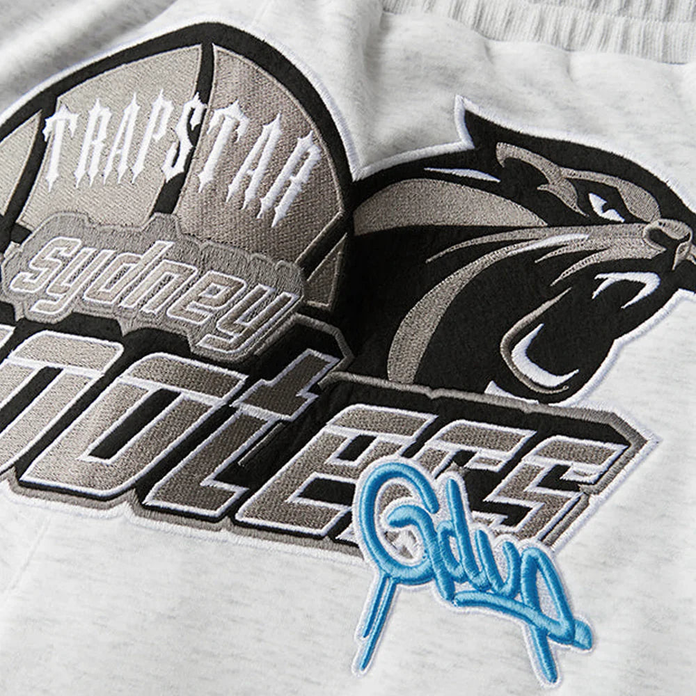 Geedup x Trapstar Sydney Shooters Trackpants 'White Marle / Blue' (2025)