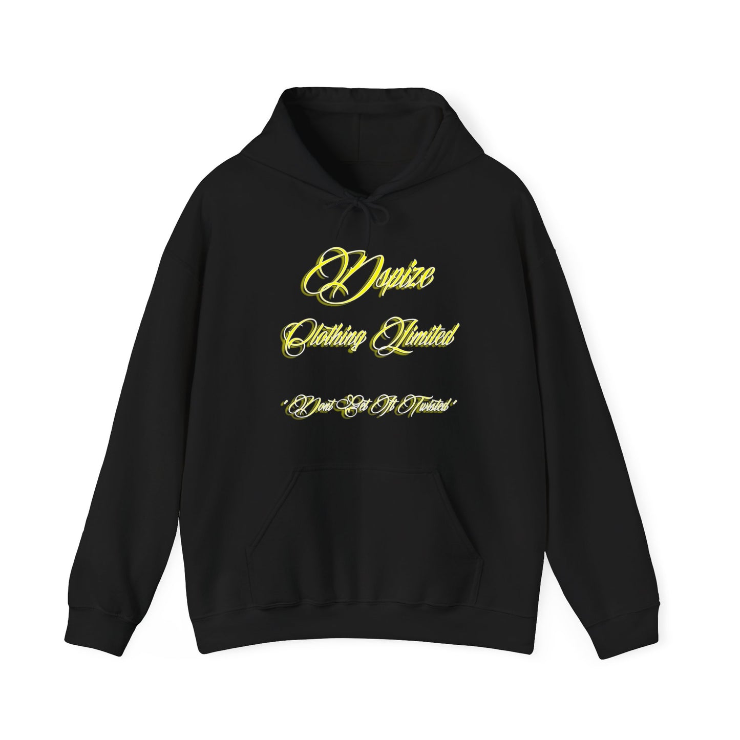 DCL DGIT Yellow Script Black Hood