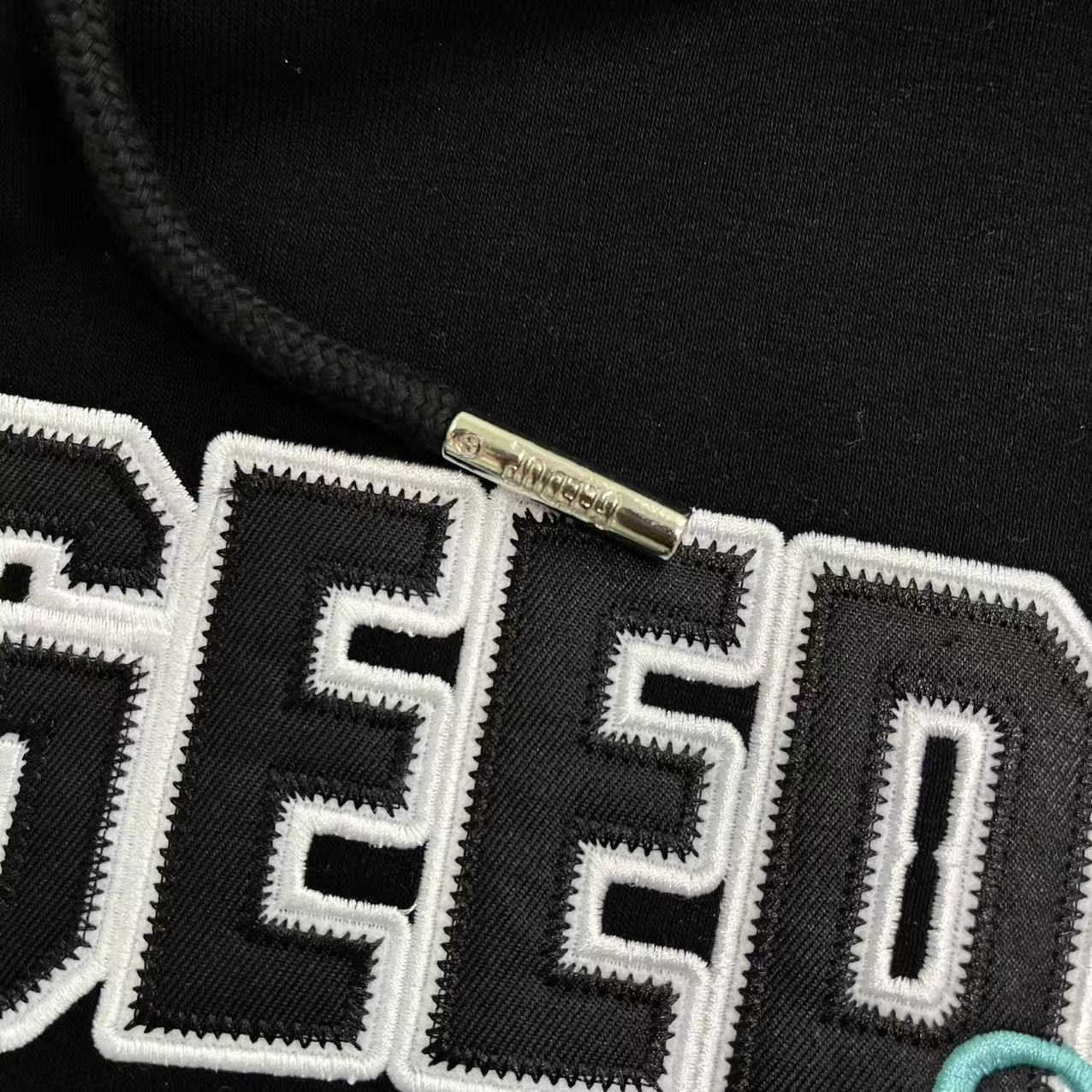 Geedup x Trapstar Handstyle x Irongate Play For Keeps Hoodie 'Black / Teal' (2025)