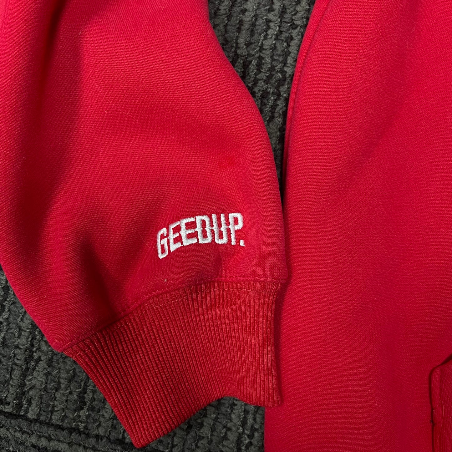 Geedup x Trapstar Handstyle x Irongate T Hoodie 'Red' (2025)