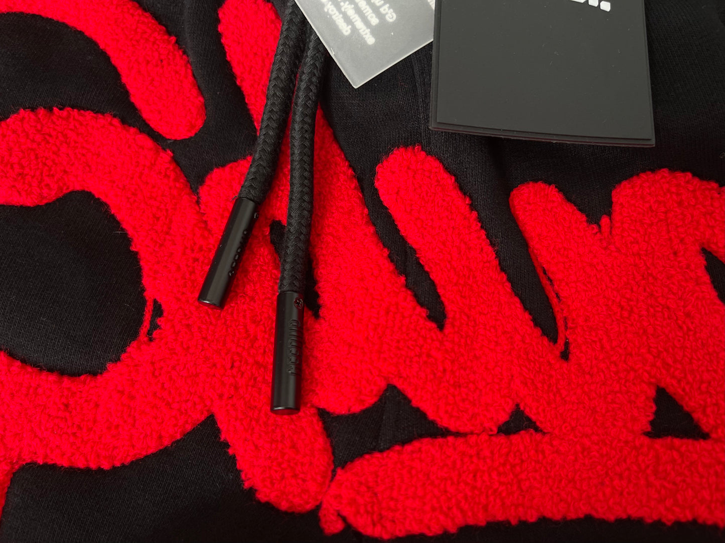 Geedup Handstyle Track Pants 'Black / Red' (2024)