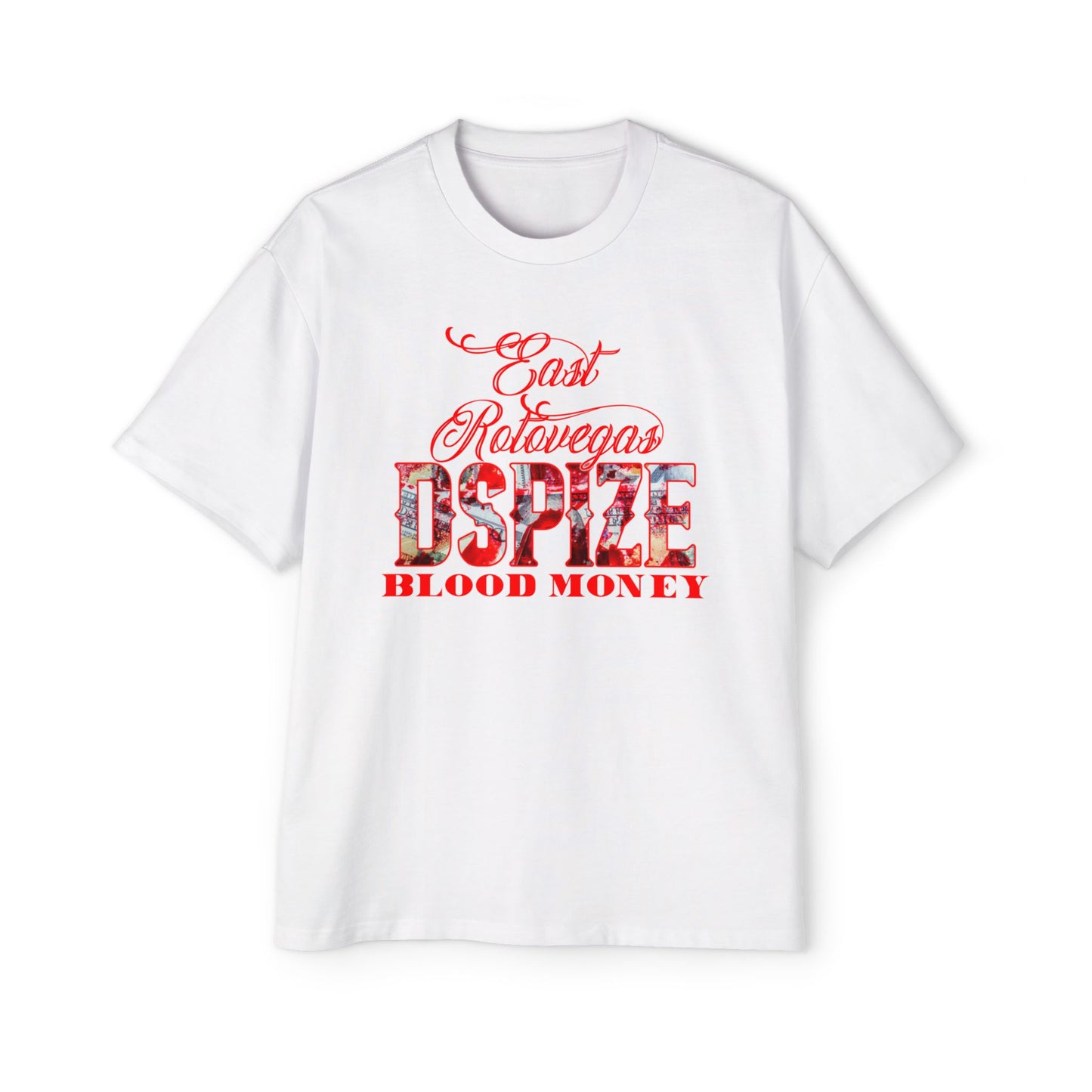 DCL East Rotovegas Dspize Blood Money White Tee