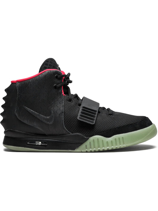 Air Yeezy 2 NRG Solar Red Sneakers Black