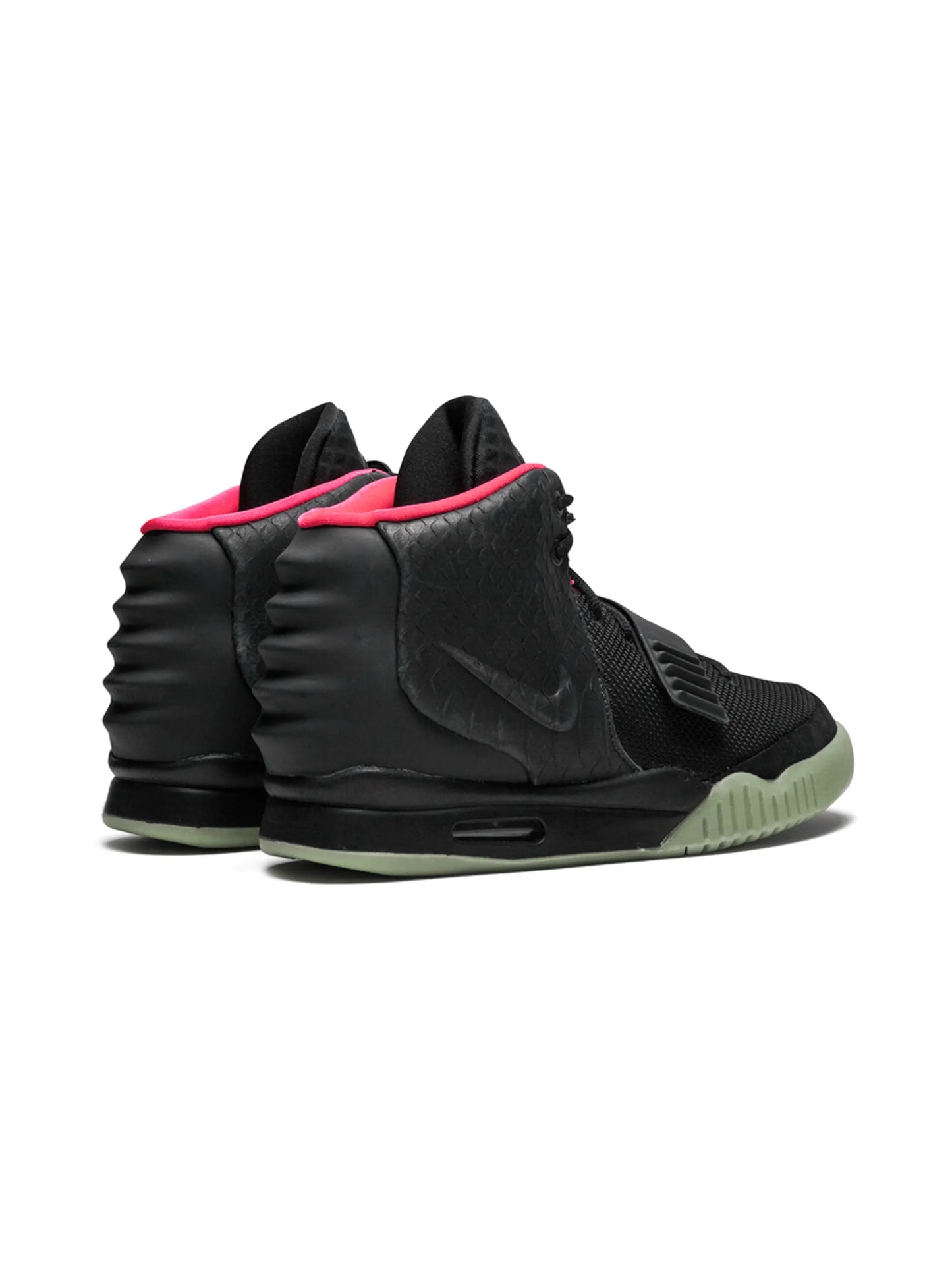 Air Yeezy 2 NRG Solar Red Sneakers Black