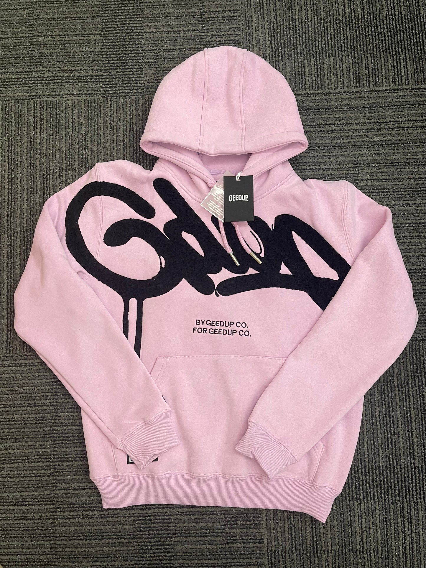 Geedup Handstyle Hoodie 'Lavender / Black' (2025)