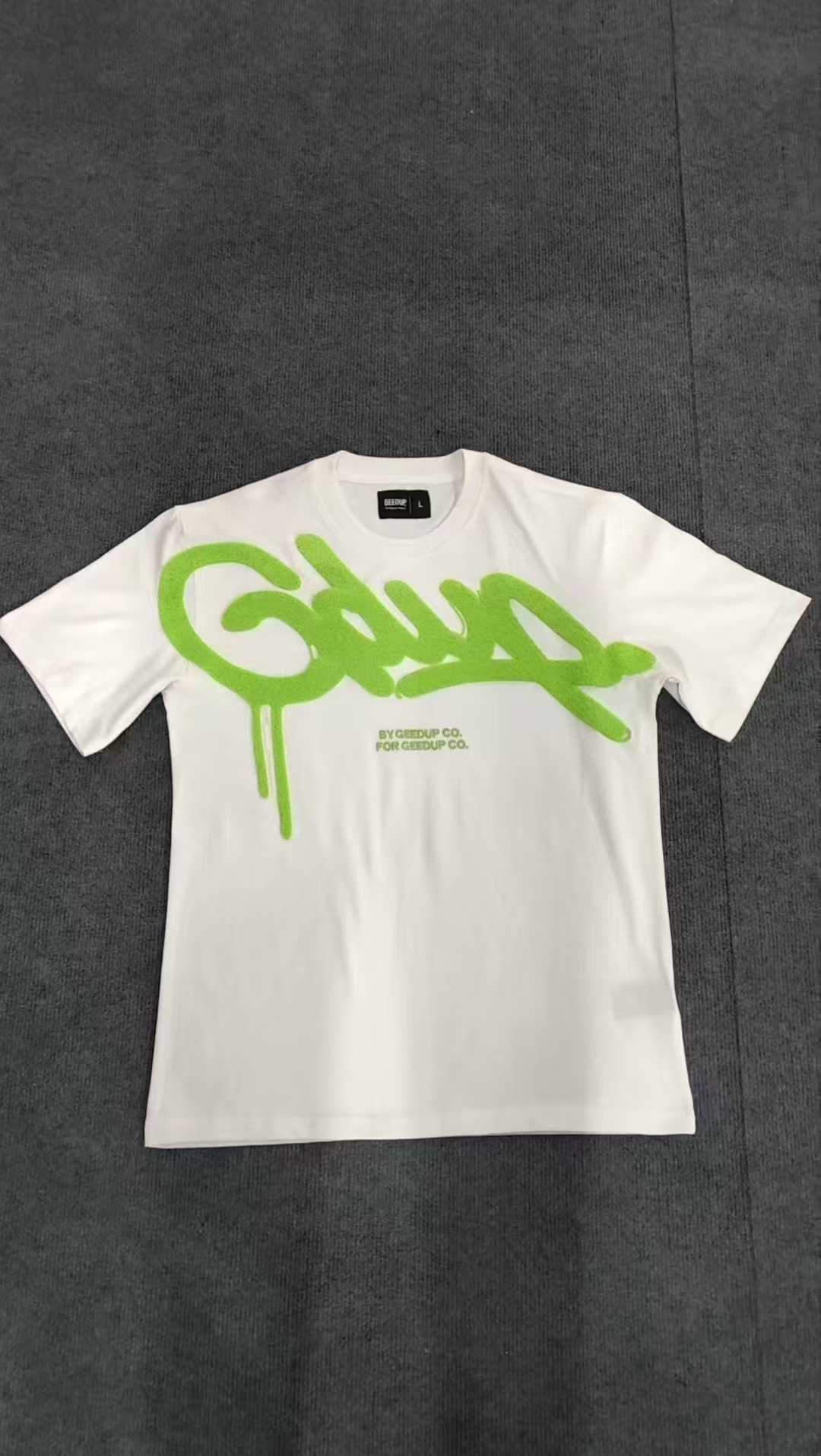 Geedup Handstyle Tee 'White / Yellow' (2022)