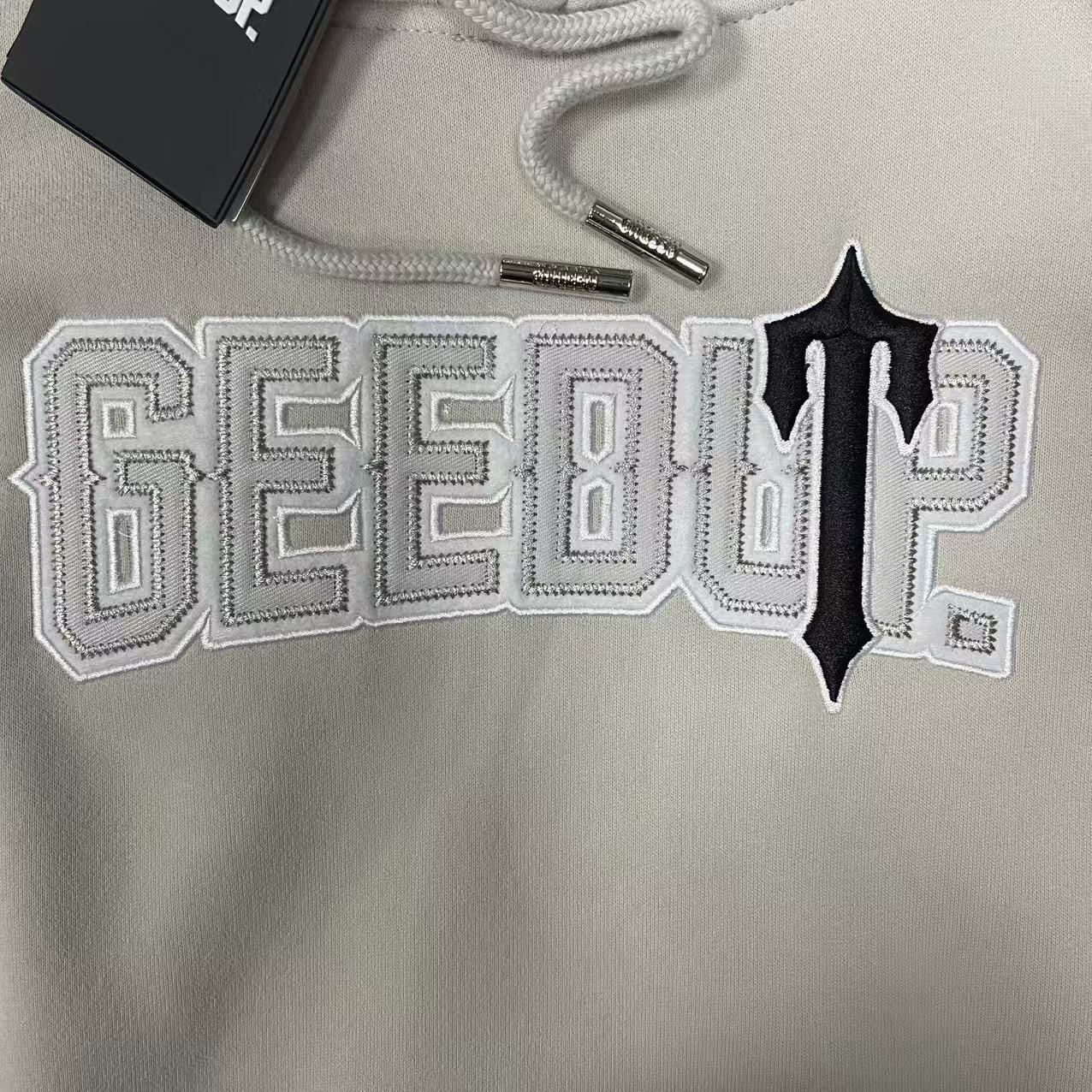 Geedup x Trapstar PFK x Irongate Hoodie 'Grey / Black' (2025)