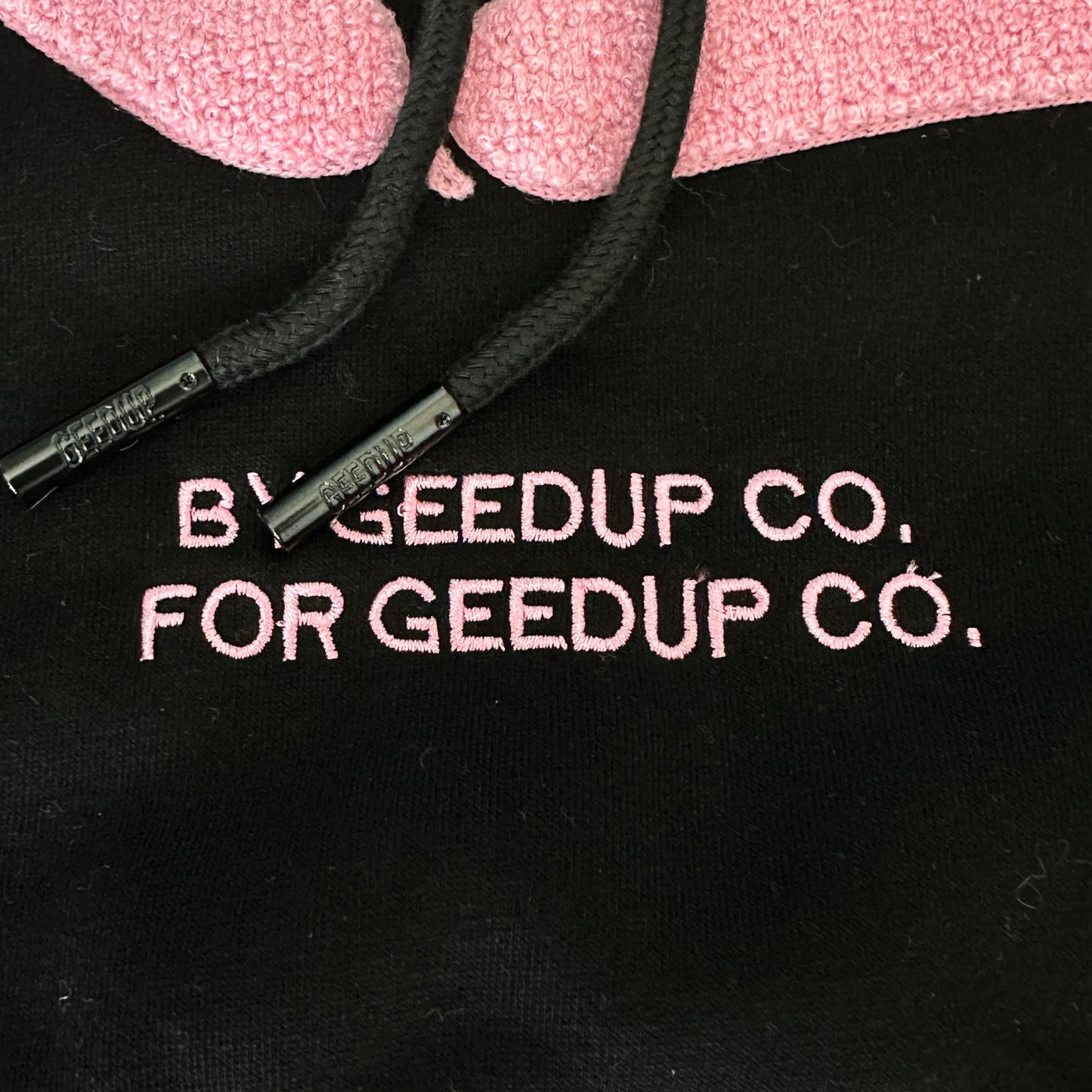 Geedup Handstyle Hoodie 'Black / Pink' (2022)