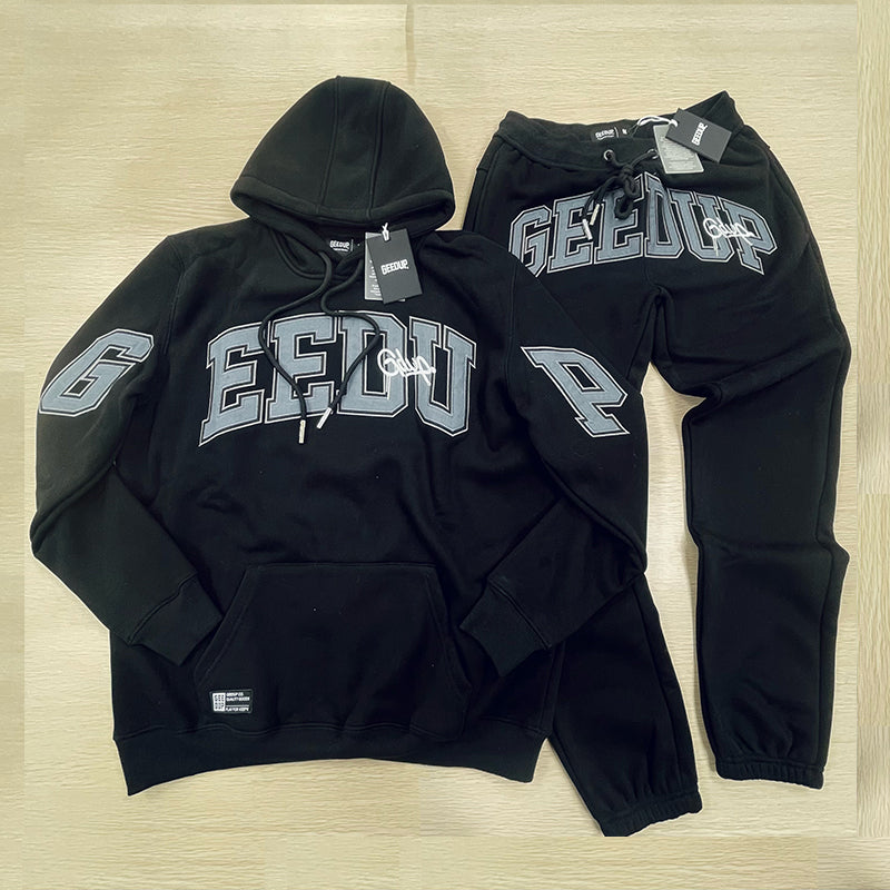 Geedup Team Logo/Handstyle Track Set 'Black / Grey / White' (2025)