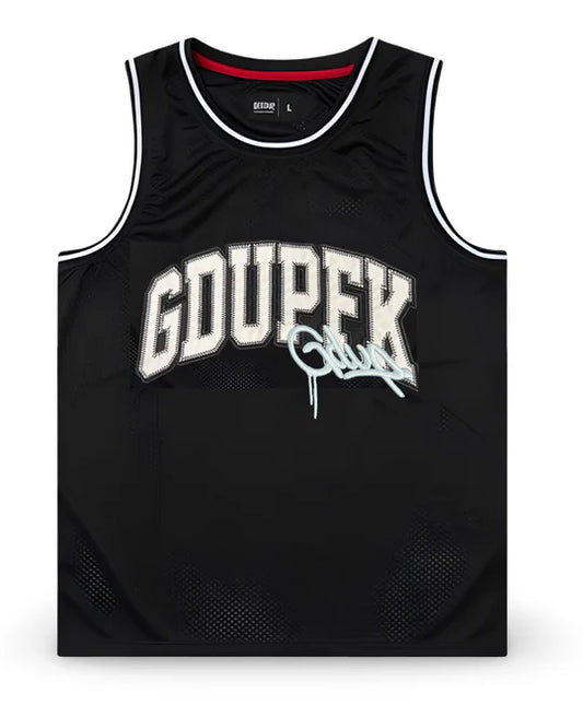 Geedup GDUPFK Basketball Jersey 'Black / Blue' (2025)