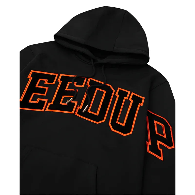 Geedup Team Logo Orange/Black Hood
