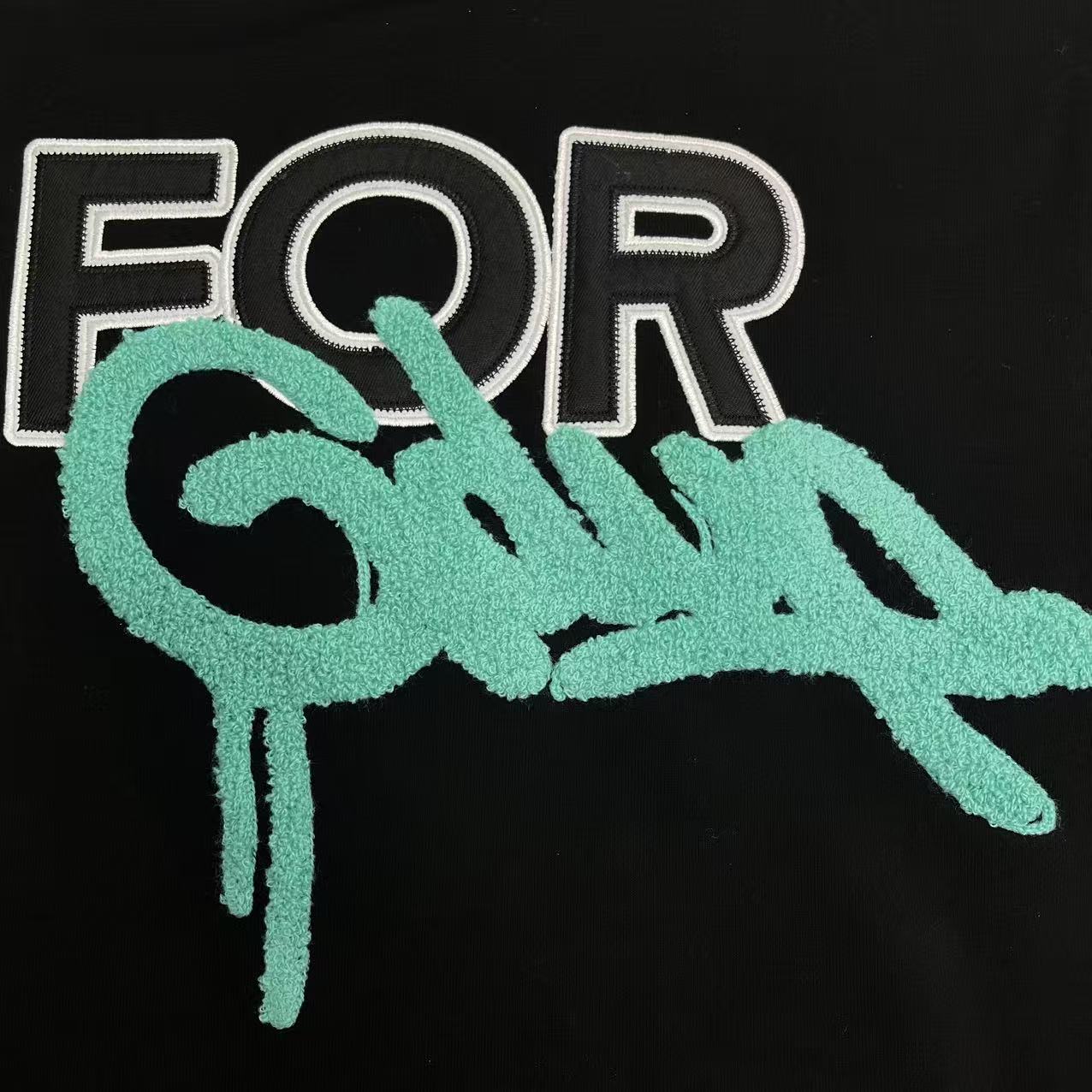 Geedup x Trapstar Handstyle x Irongate Play For Keeps Hoodie 'Black / Teal' (2025)
