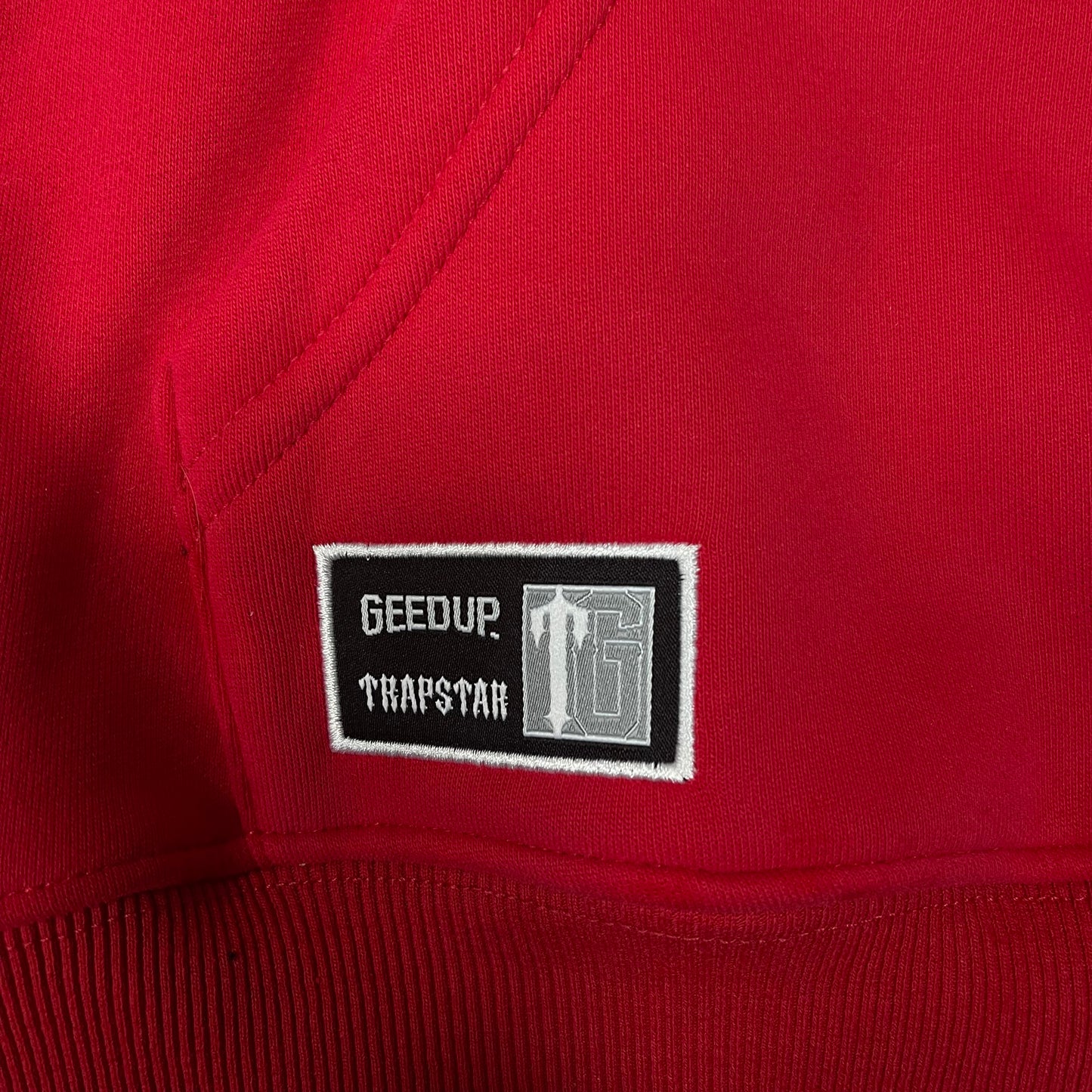Geedup x Trapstar Handstyle x Irongate T Hoodie 'Red' (2025)