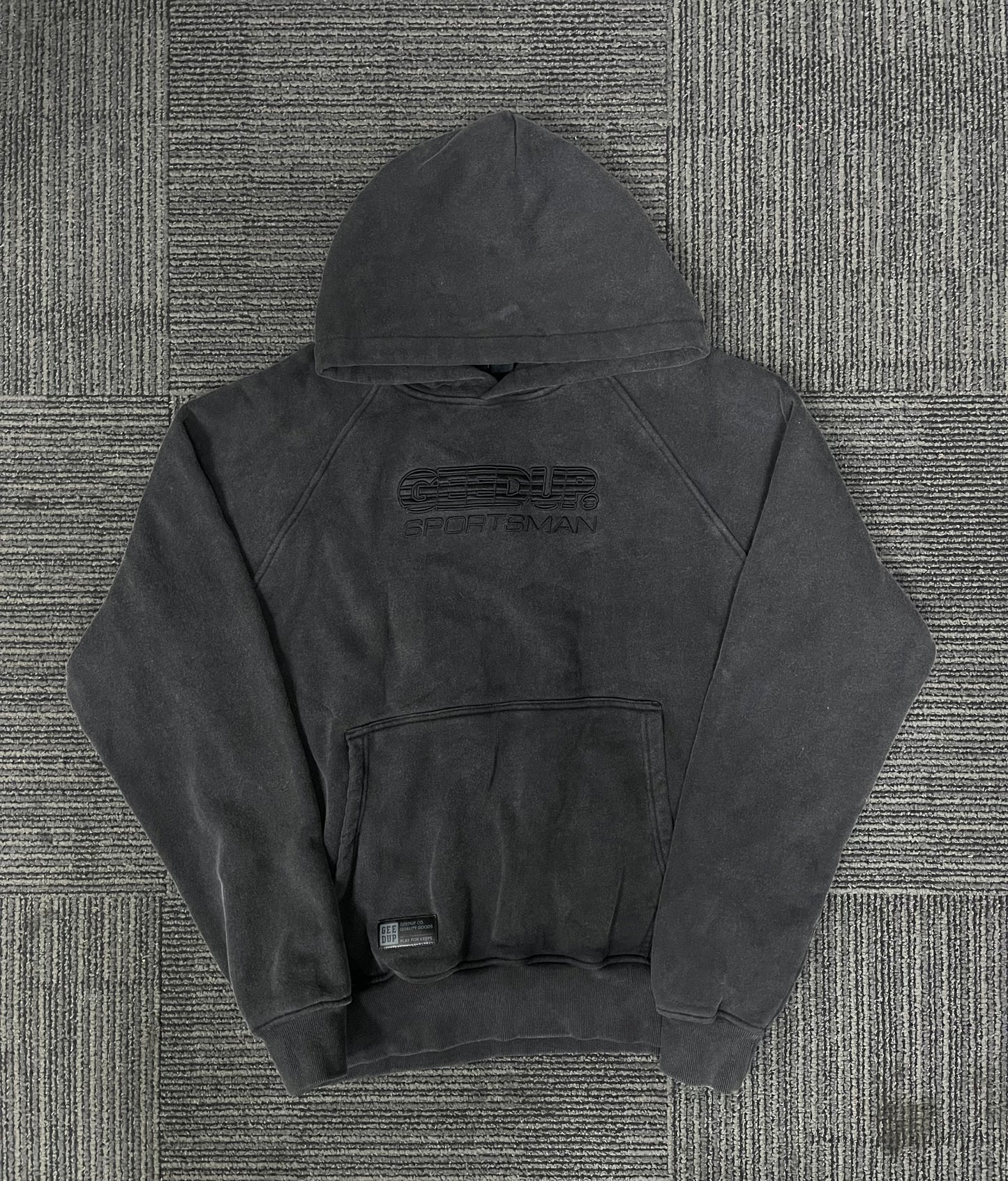 Geedup Sportsman Hoodie 'Vintage Washed Black'