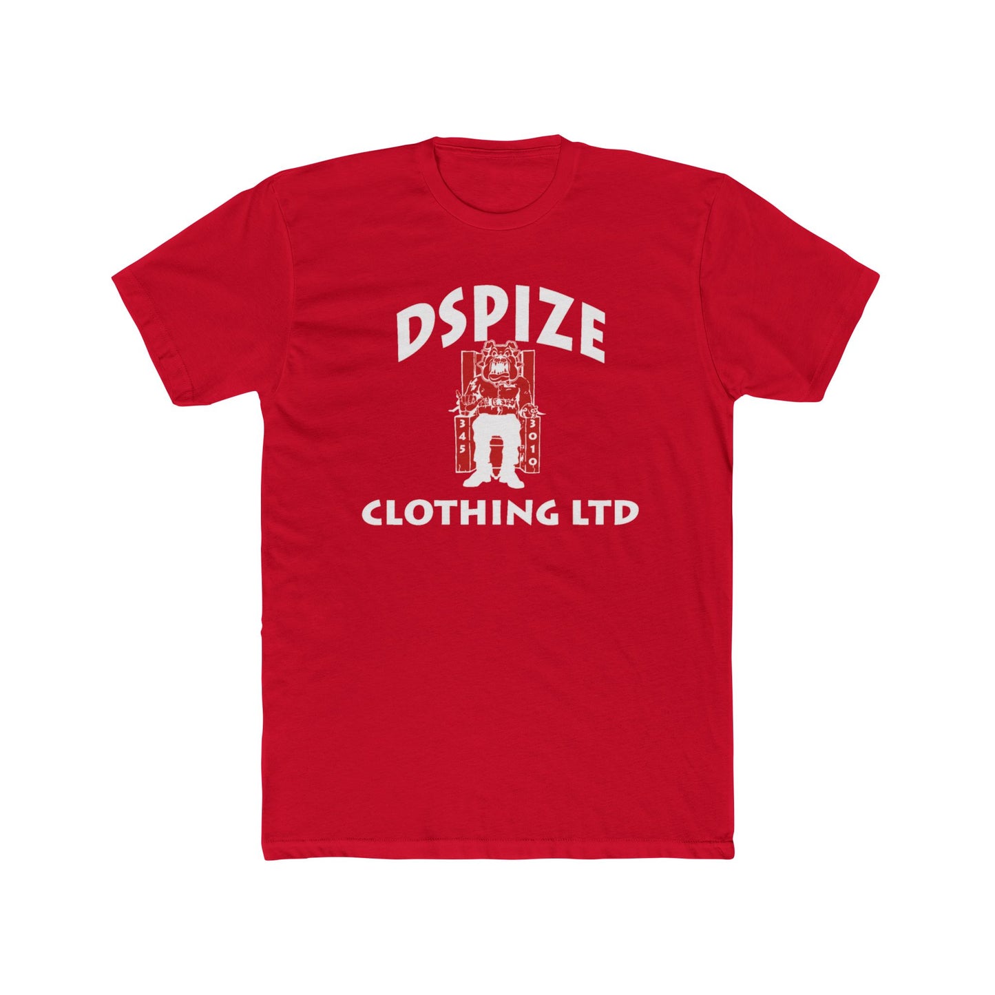 DCL Death By Electric Chair Bulldog Red Tee