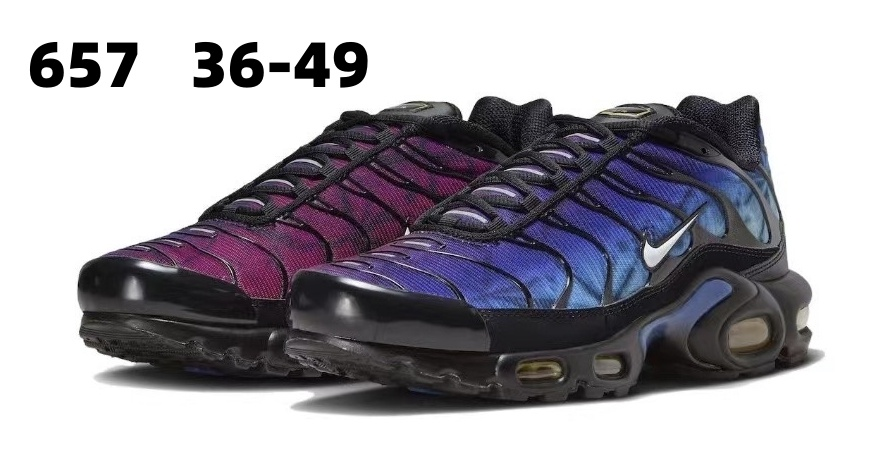 Nike TN Purple Blue with White Black Swoosh