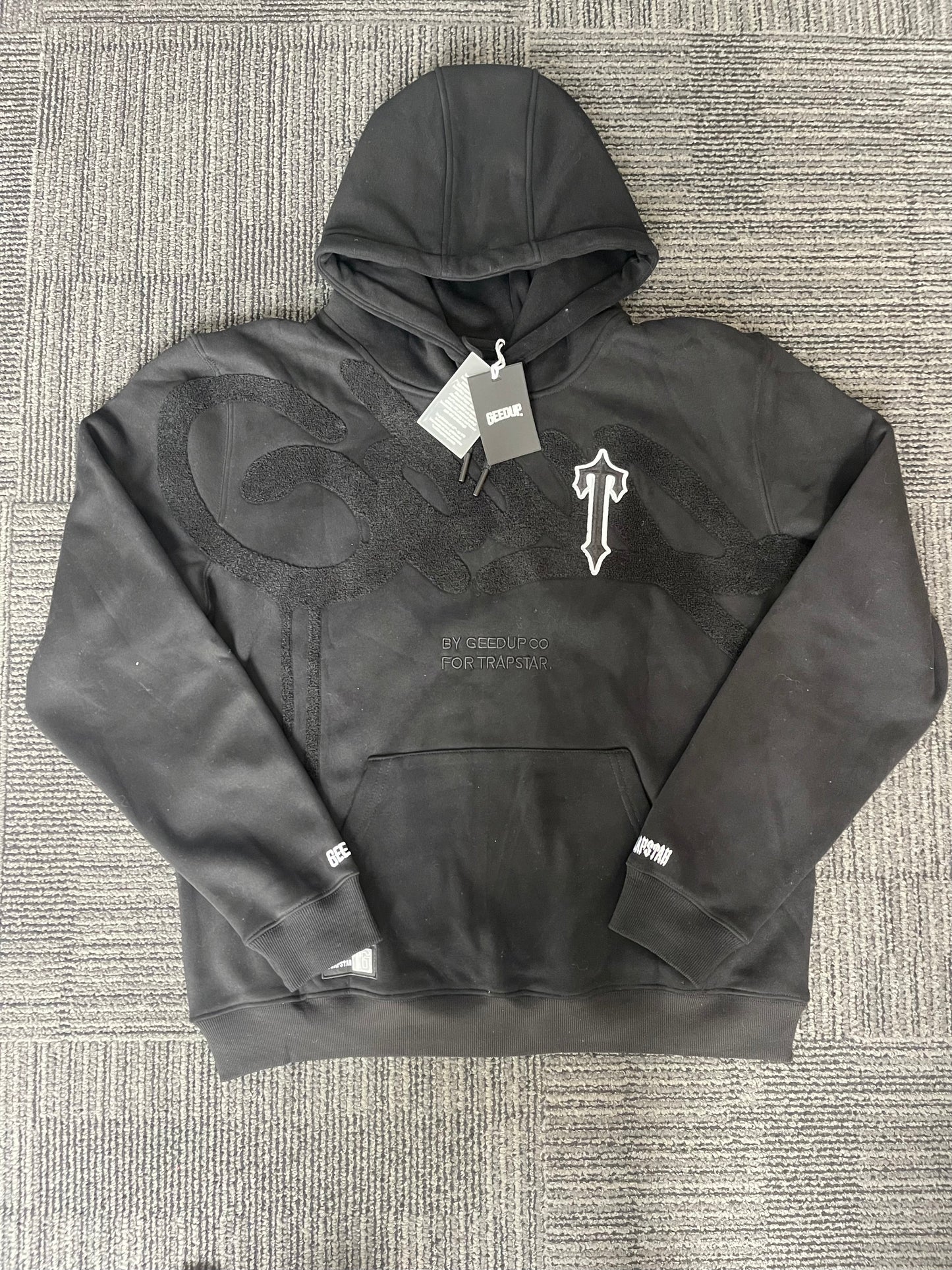 Geedup x Trapstar Handstyle x Irongate T Hoodie 'Black' (2025)