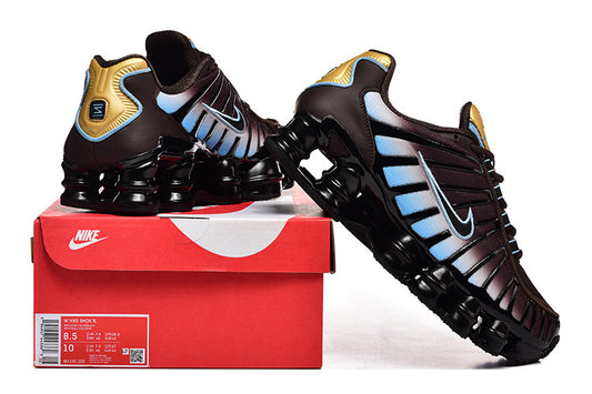Nike Shox Gold / Black / Sky Blue