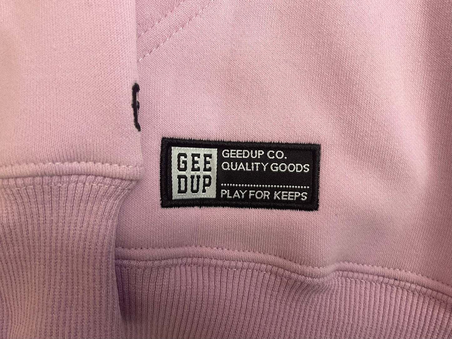 Geedup Handstyle Hoodie 'Lavender / Black' (2025)