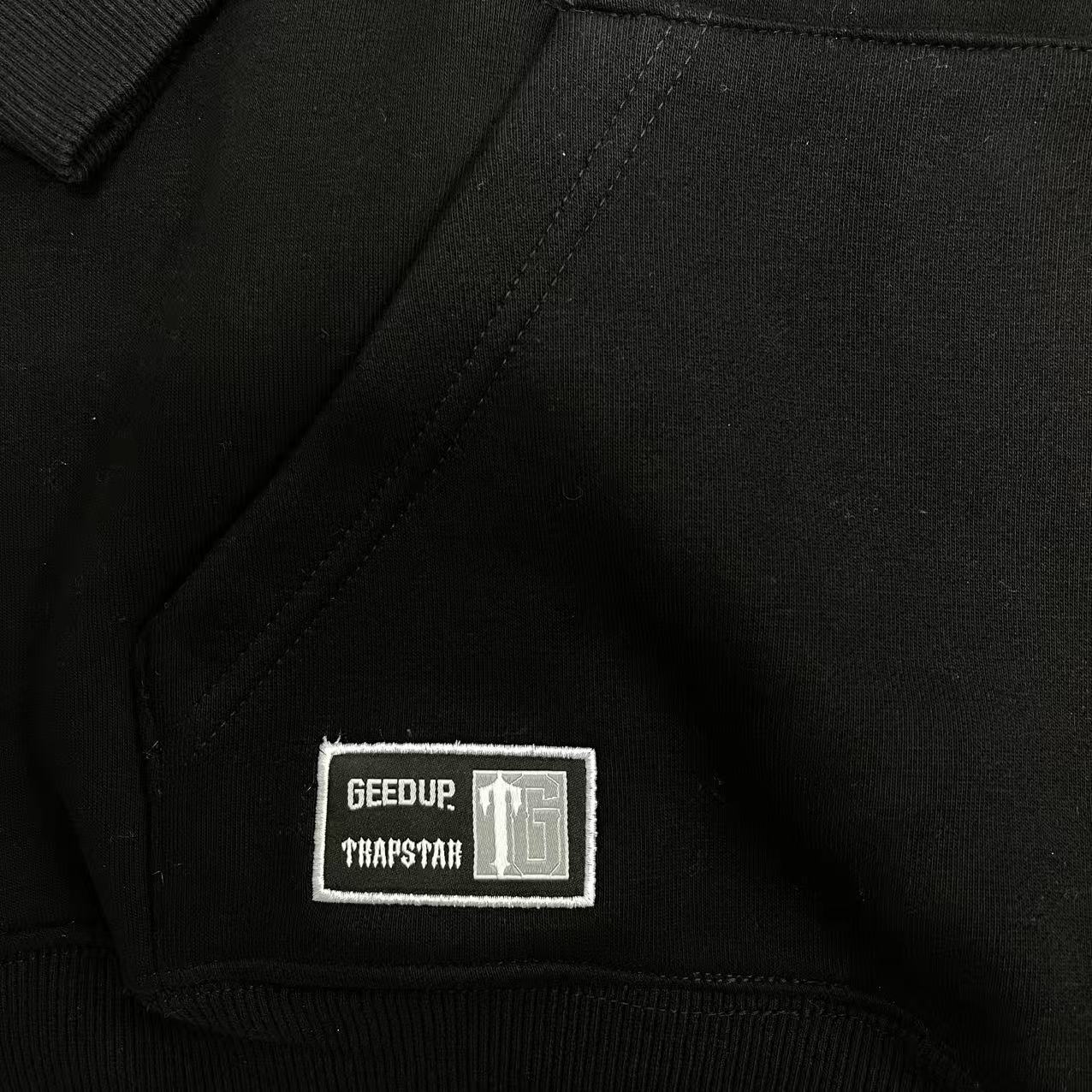 Geedup x Trapstar Handstyle x Irongate Arch Hoodie 'Black / White' (2025)