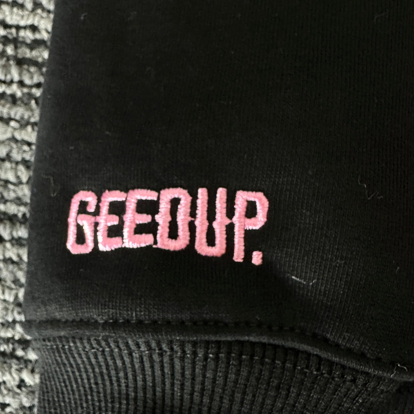 Geedup Handstyle Hoodie 'Black / Pink' (2022)