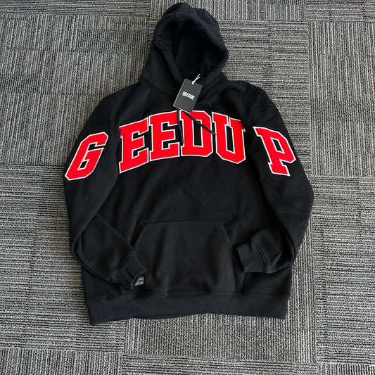 Geedup Team Logo Hoodie 'Black / White / Red' (2025)