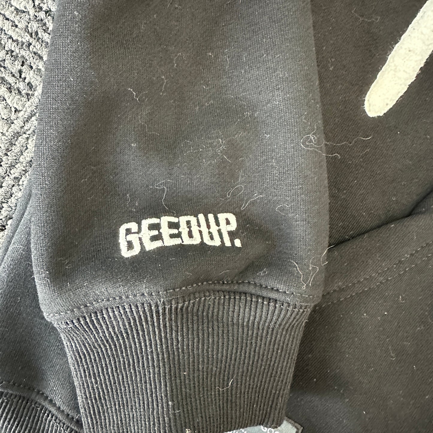 Geedup Handstyle Hoodie 'Black White' (2023)