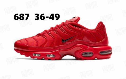 Nike TN Red with Black Swoosh
