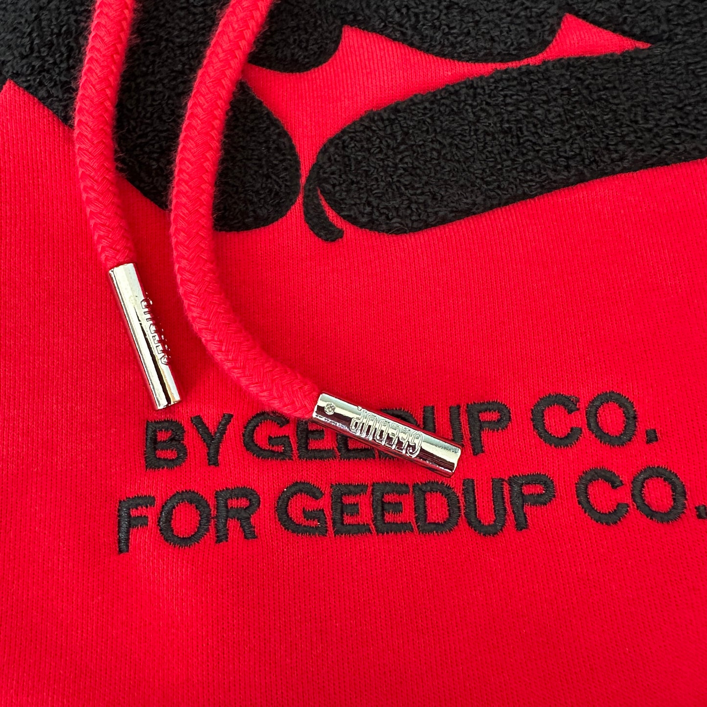 Geedup Handstyle Hoodie 'Red / Black' (2024)