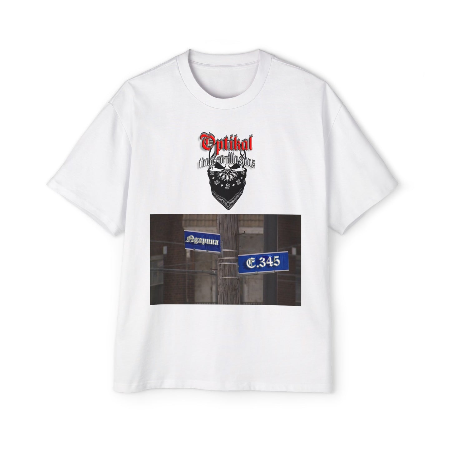 DCL Optikal thugs-n-illusionz NDP E.345 White Tee