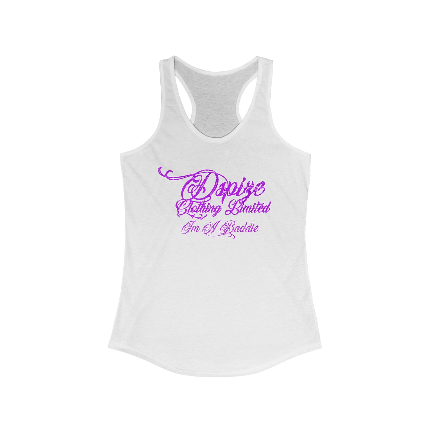 DCL Im A Baddie Purple/Black Ladies' Tank