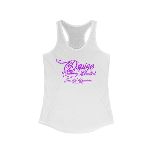 DCL Im A Baddie Purple/Black Ladies' Tank