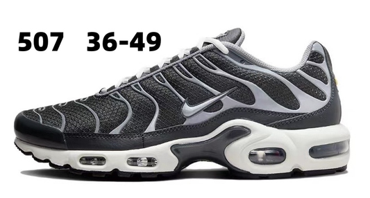 Nike TN Black Grey with Grey Black Swoosh