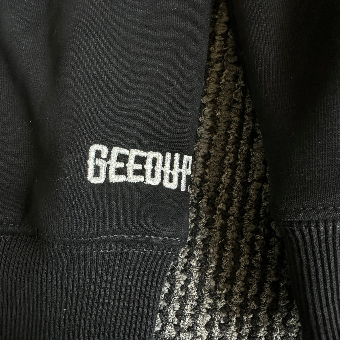 Geedup Handstyle Hoodie 'Black White' (2023)