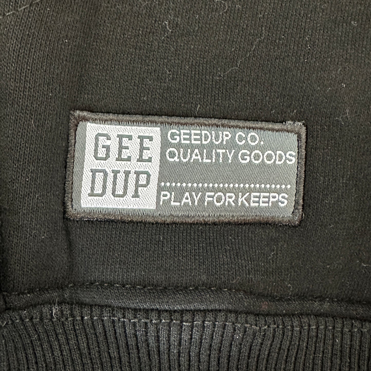 Geedup Team Logo Hoodie 'Black / White / Red' (2025)