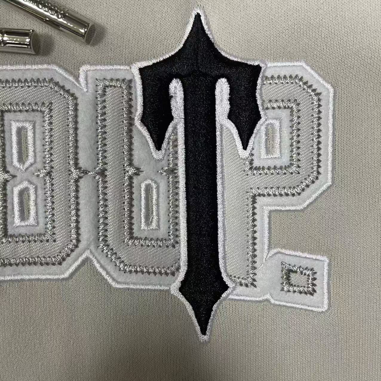 Geedup x Trapstar PFK x Irongate Hoodie 'Grey / Black' (2025)