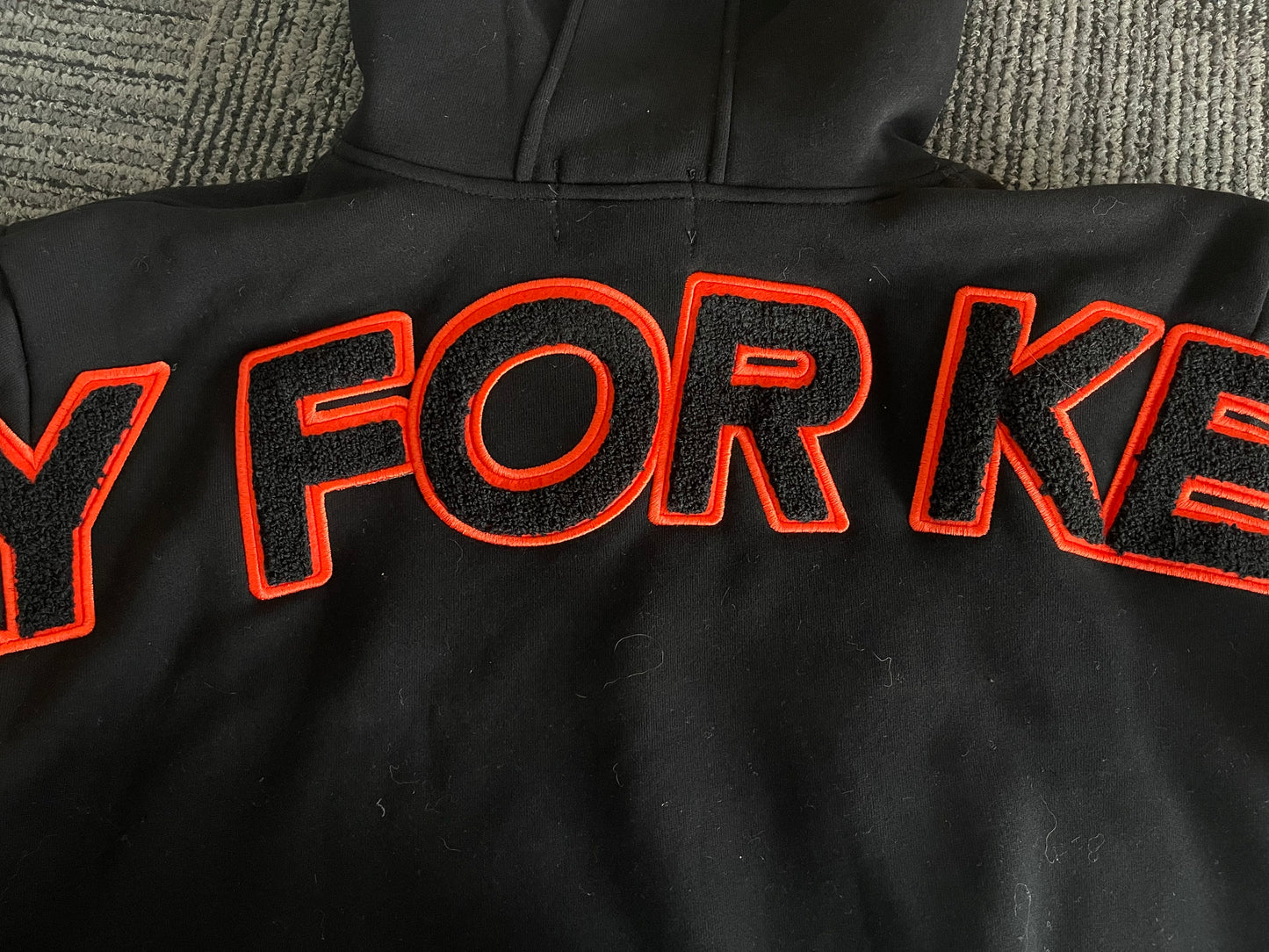 Geedup Play For Keeps Hoodie 'Black / Black Orange' (2024)