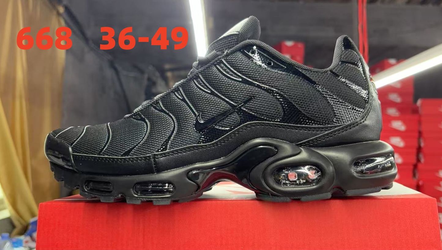 Nike TN Black Wave with Black Swoosh