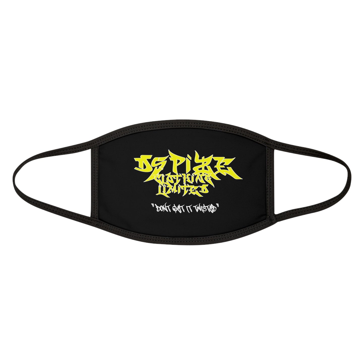 DCL DGIT Yellow Piece Black Face Mask