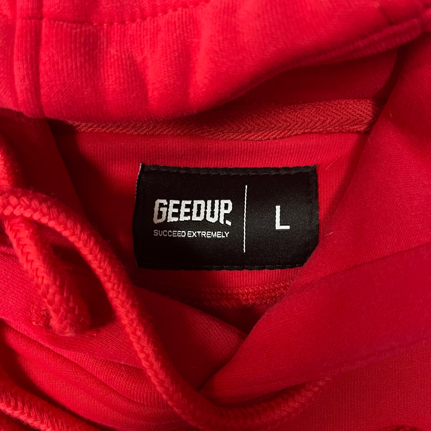 Geedup x Trapstar Handstyle x Irongate T Hoodie 'Red' (2025)