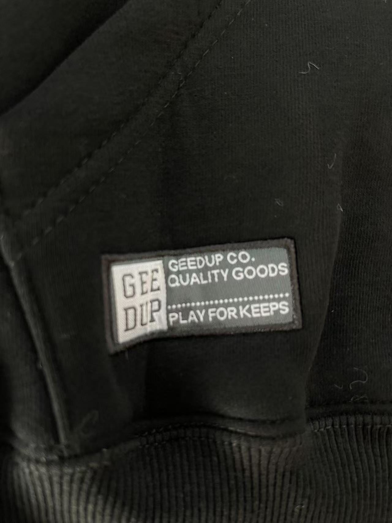 Geedup Handstyle Hoodie 'Black / Grey' (2024)