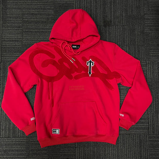 Geedup x Trapstar Handstyle x Irongate T Hoodie 'Red' (2025)
