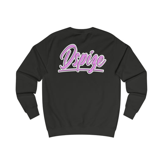 DCL Dspize  Black/Pink OS Script Crew Neck
