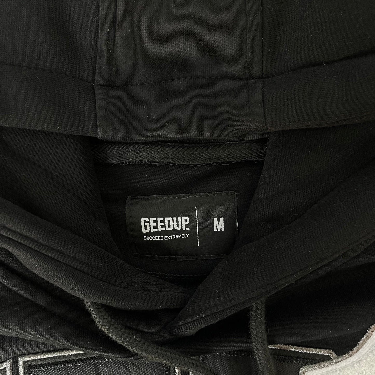 Geedup Co x Trapstar Team Logo x Irongate T Hoodie - Black/White (2025)