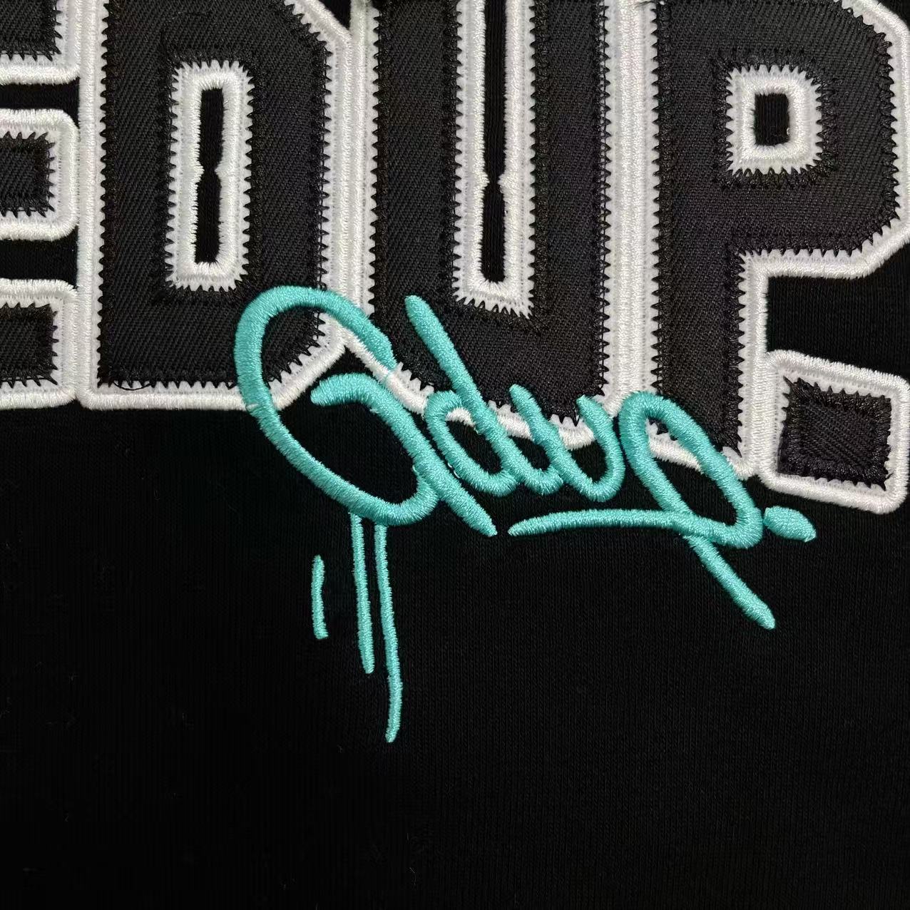 Geedup x Trapstar Handstyle x Irongate Play For Keeps Hoodie 'Black / Teal' (2025)