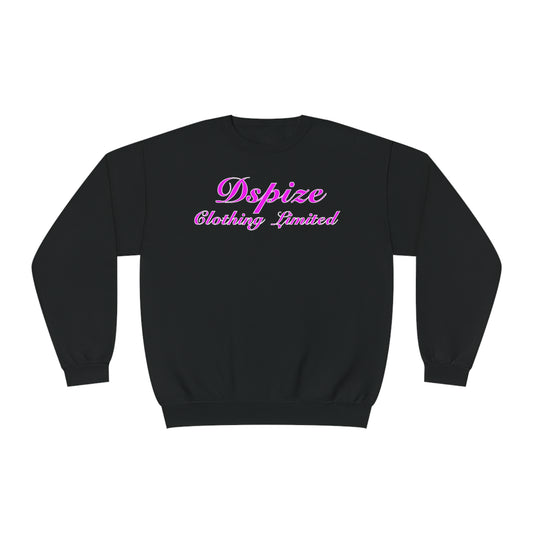 DCL Pink Script Black Sweatshirt