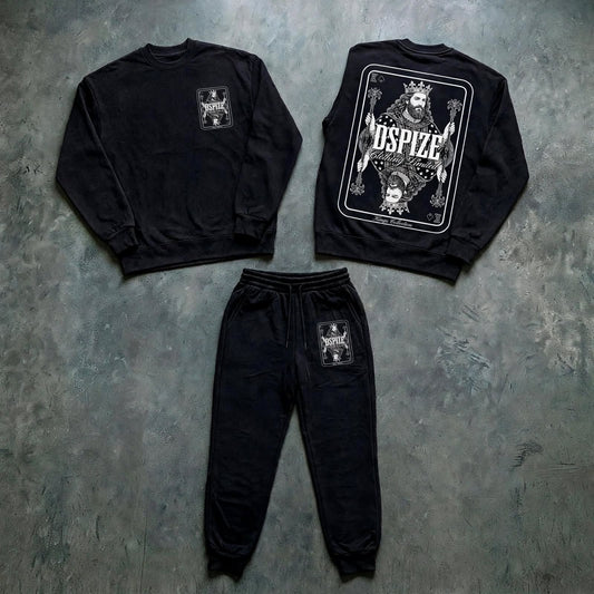 DCL Kings Collection 'Black / White' Crew and Track Set