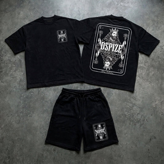 DCL Kings Collection 'Black / White' Tee and Short Set