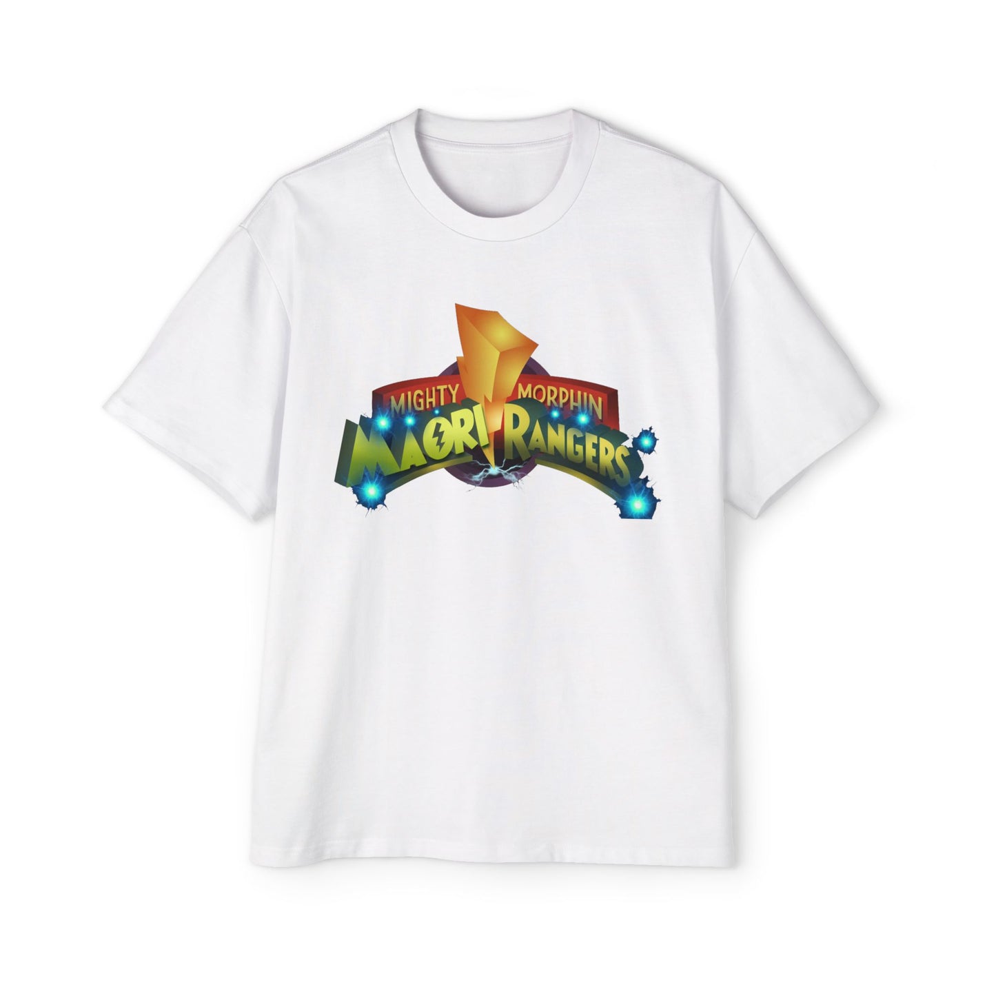 DCL Mighty Morphin Maori Rangers White Tee